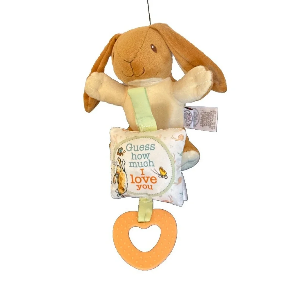 Guess How Much I Love You Gift‎ Set Nutbrown Hare Square Squeaker Soft Baby Book